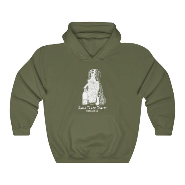 Single Track Spirits Dog Men's Pull Over Hoodie - Image 3