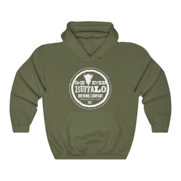 One Eyed Buffalo Brewing Men's Pull Over Hoodie - Image 3