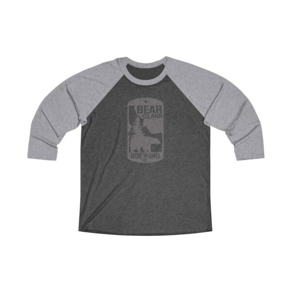 Bear Island Tri-Blend ¾ Sleeve Raglan Baseball T Shirt - Image 2