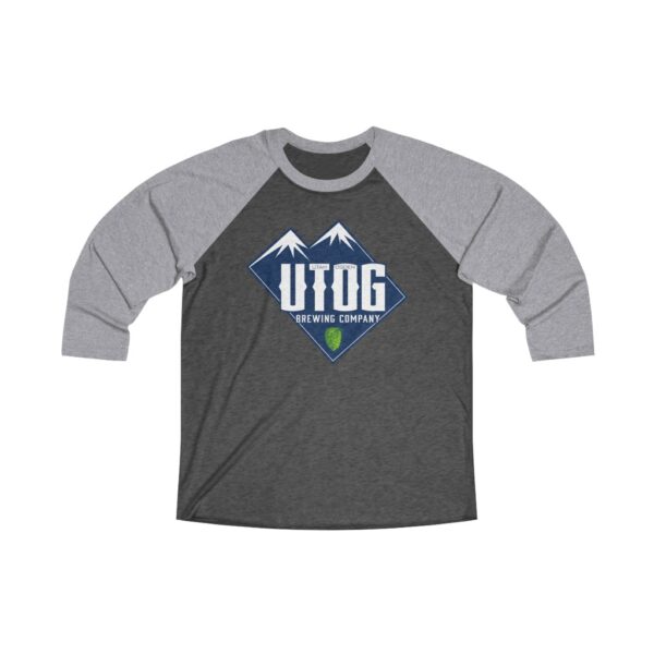 UTOG Brewing Unisex Tri-Blend 3/4 Raglan Baseball T Shirt - Image 2