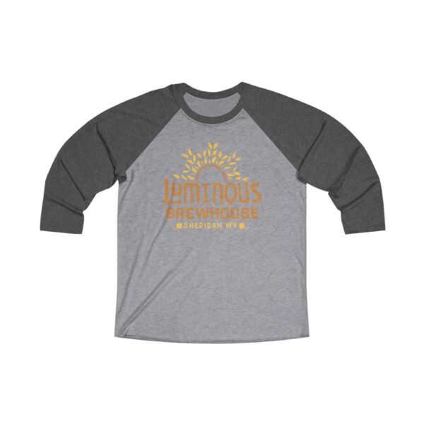 Luminous Brewhouse Unisex Tri-Blend 3/4 Raglan T Shirt - Image 2
