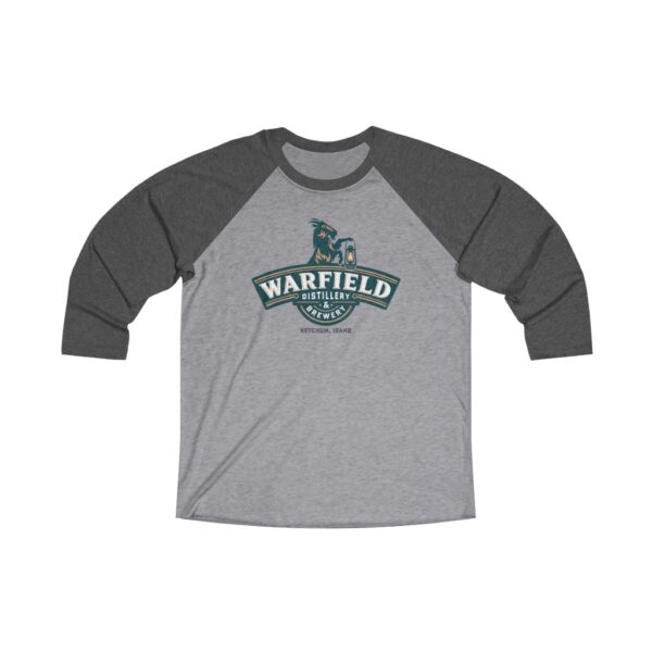 Warfield Distillery & Brewery Tri-Blend ¾ Sleeve Raglan Baseball T Shirt