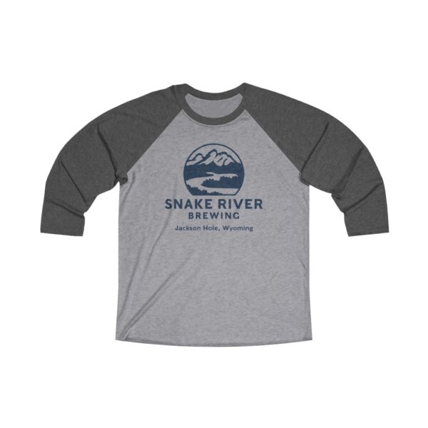 Snake River Brewing Unisex Tri-Blend ¾ Sleeve Raglan Baseball T Shirt