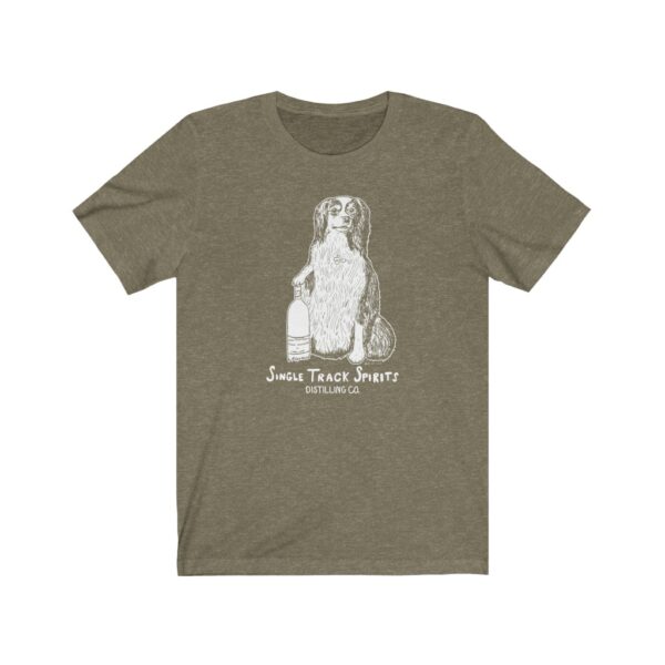 Single Track Spirits Dog Unisex Cotton/Poly T-shirt