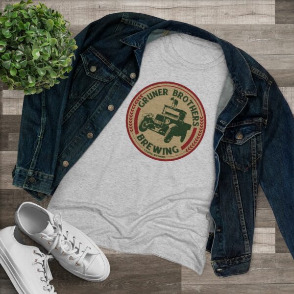 Gruner Brothers Brewing Women's Triblend T-shirt - Image 6