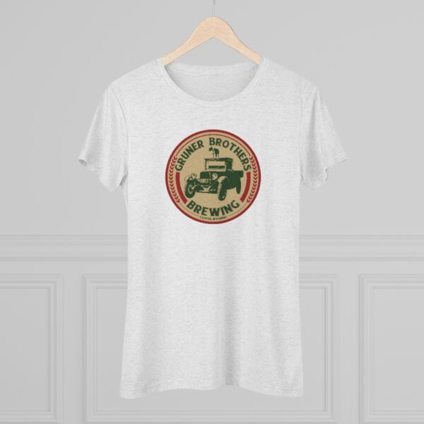 Gruner Brothers Brewing Women's Triblend T-shirt - Image 7