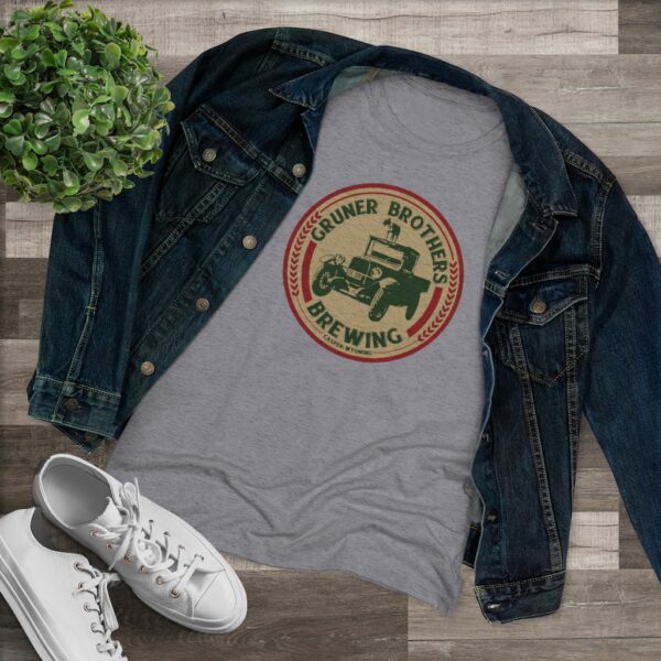 Gruner Brothers Brewing Women's Triblend T-shirt - Image 14