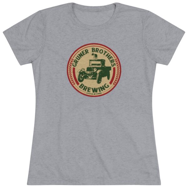 Gruner Brothers Brewing Women's Triblend T-shirt - Image 13