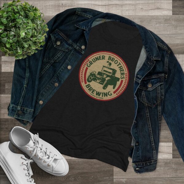Gruner Brothers Brewing Women's Triblend T-shirt - Image 10