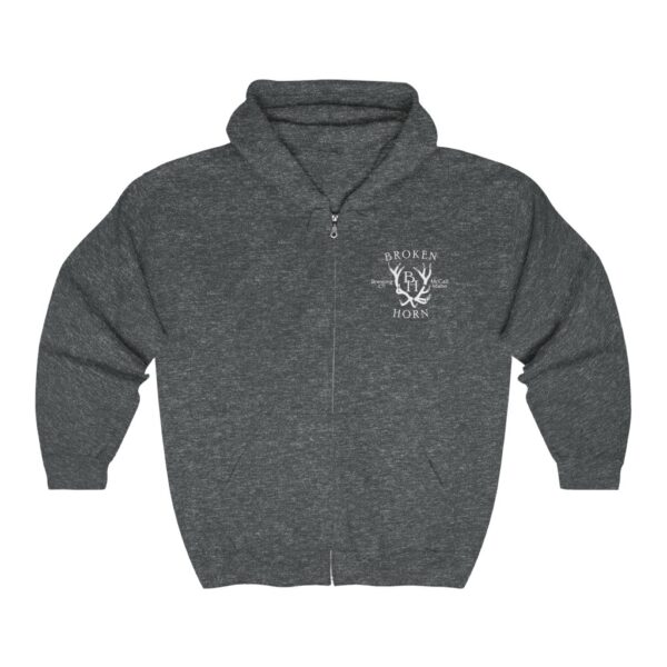 Broken Horn Men's Zip Hooded Sweatshirt - Image 5