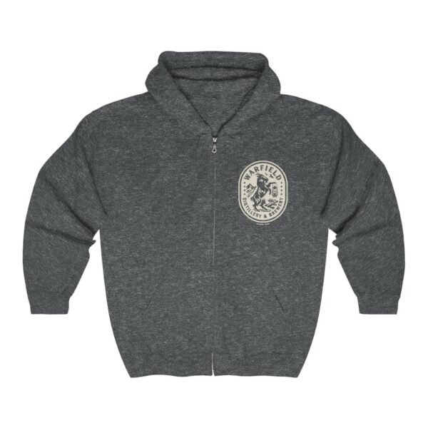 Warfield Distillery & Brewery Men's Zip Hooded Sweatshirt