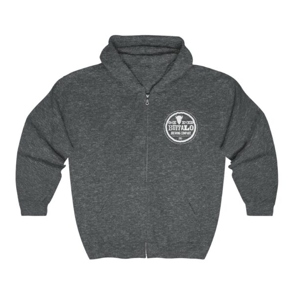 One Eyed Buffalo Brewing Men's Zip Hooded Sweatshirt - Image 3