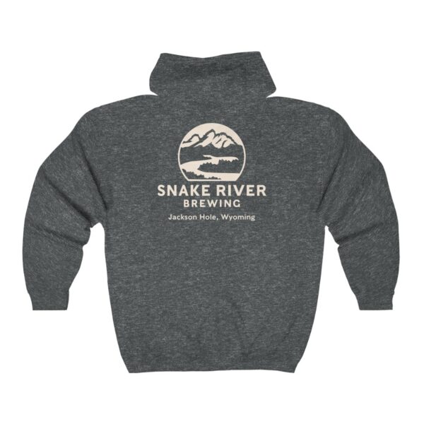Snake River Brewing Men's Zip Hooded Sweatshirt - Image 6
