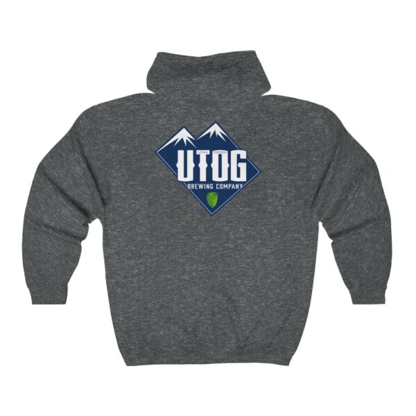 UTOG Brewing Men's Zip Hooded Sweatshirt - Image 6
