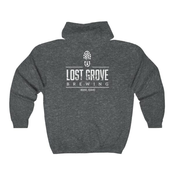 Lost Grove Brewing Men's Zip Hooded Sweatshirt - Image 2