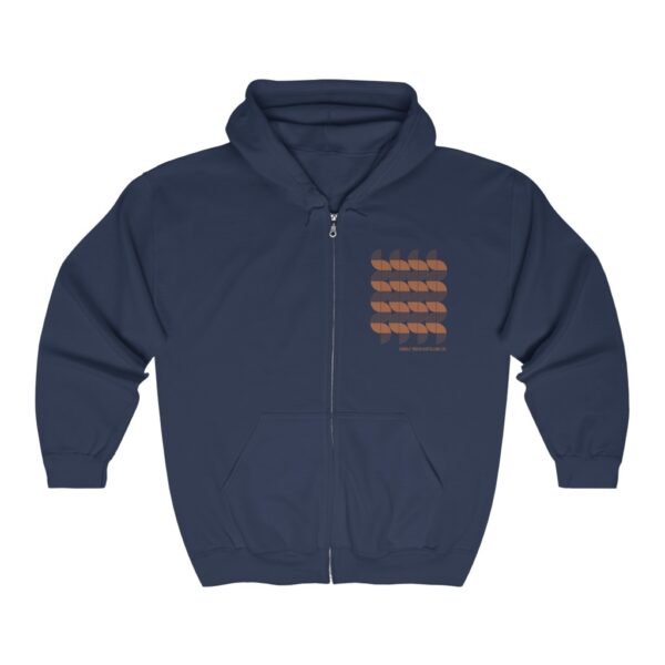 Single Track Distilling Co. Men's Zip Hooded Sweatshirt