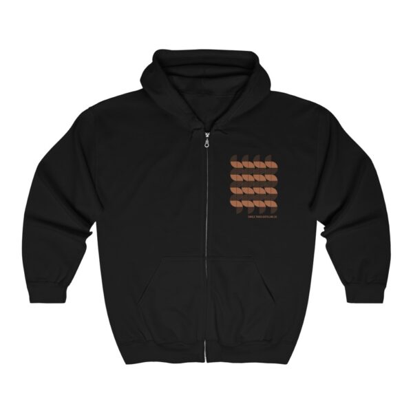Single Track Distilling Co. Men's Zip Hooded Sweatshirt - Image 3