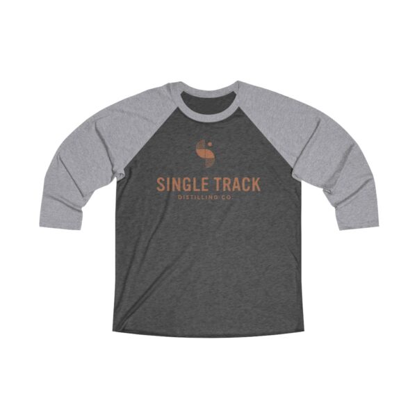 Single Track Distilling Co. Unisex Tri-Blend 3/4 Raglan Tee