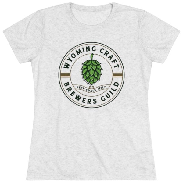 Wyoming Craft Brewers Guild Women's Triblend T-shirt - Image 5