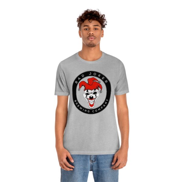 Bad Joker Brewing Company Circle Men's Modern Fit T-shirt - Image 12