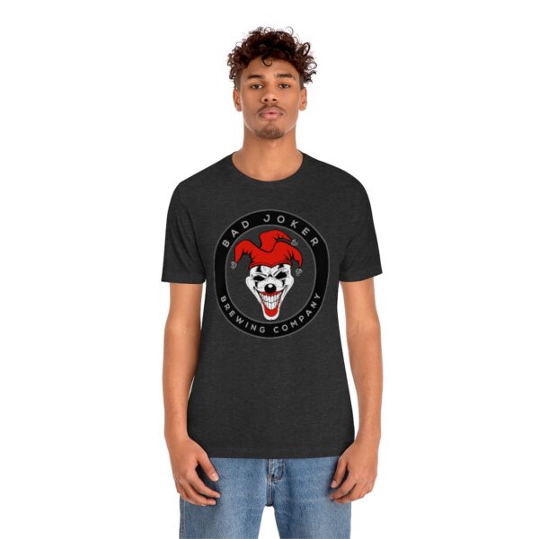 Bad Joker Brewing Company Circle Men's Modern Fit T-shirt - Image 15