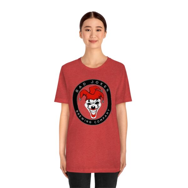 Bad Joker Brewing Company Circle Men's Modern Fit T-shirt - Image 20