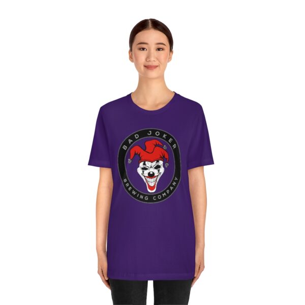 Bad Joker Brewing Company Circle Men's Modern Fit T-shirt - Image 17