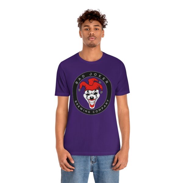 Bad Joker Brewing Company Circle Men's Modern Fit T-shirt - Image 18