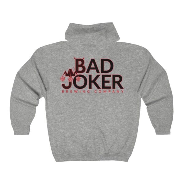 Bad Joker Brewing Men's Zip Hooded Sweatshirt - Image 4