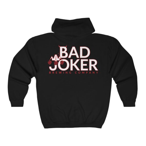 Bad Joker Brewing Men's Zip Hooded Sweatshirt - Image 2