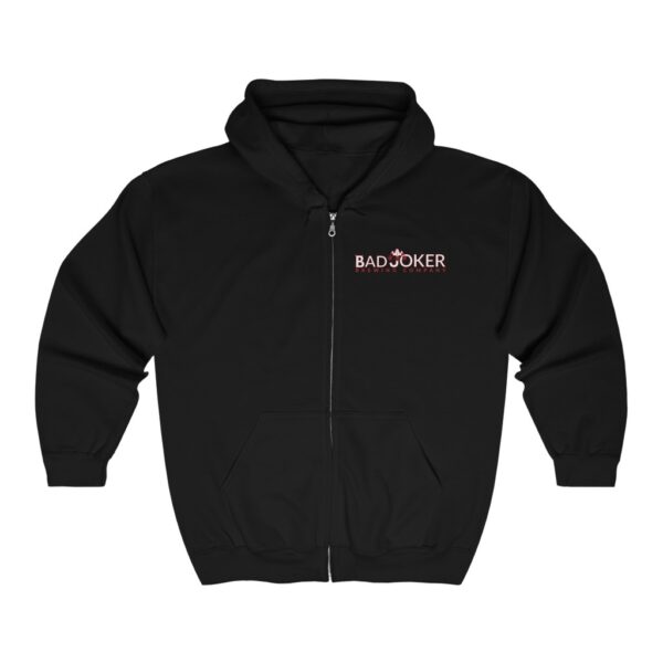 Bad Joker Brewing Full Zip Hooded Sweatshirt