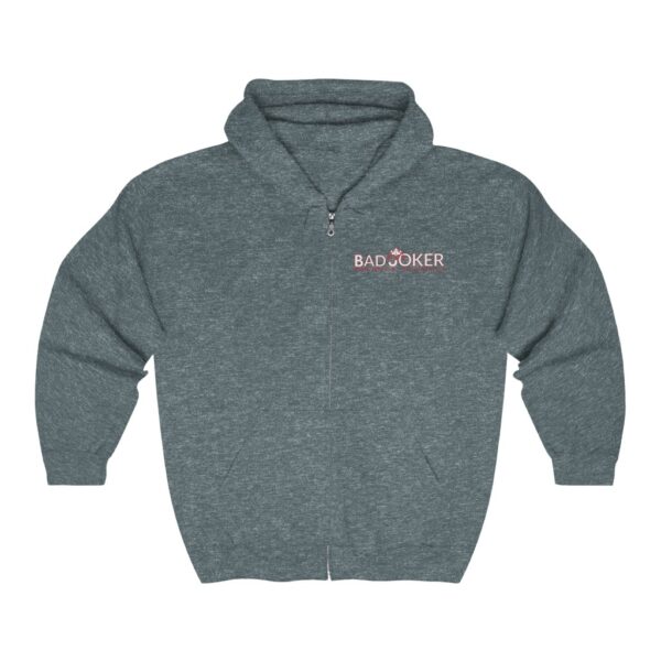 Bad Joker Brewing Full Zip Hooded Sweatshirt - Image 3