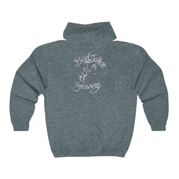Bad Joker Brewing Full Zip Hooded Sweatshirt - Image 4