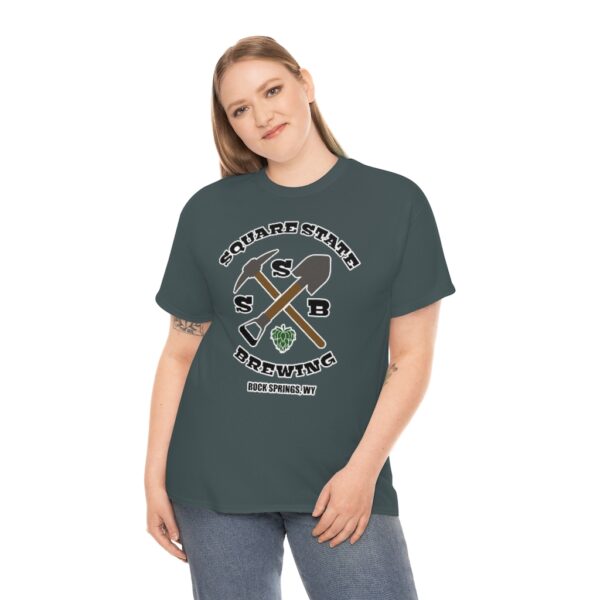 Square State Brewing Unisex Heavy Cotton Tee - Image 28