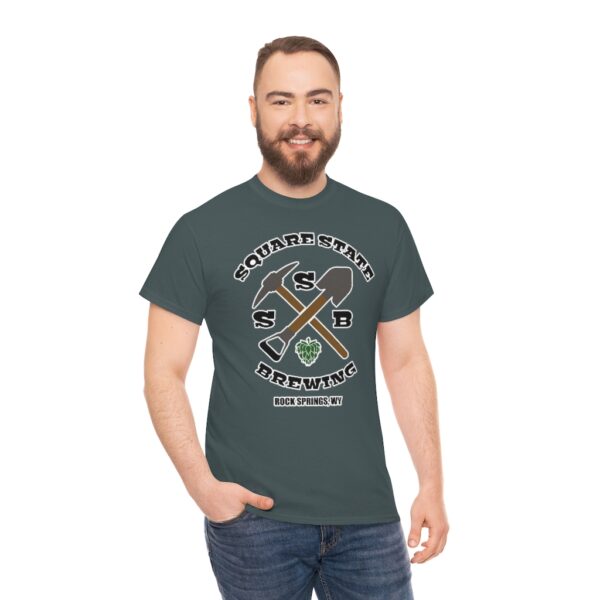 Square State Brewing Unisex Heavy Cotton Tee - Image 29