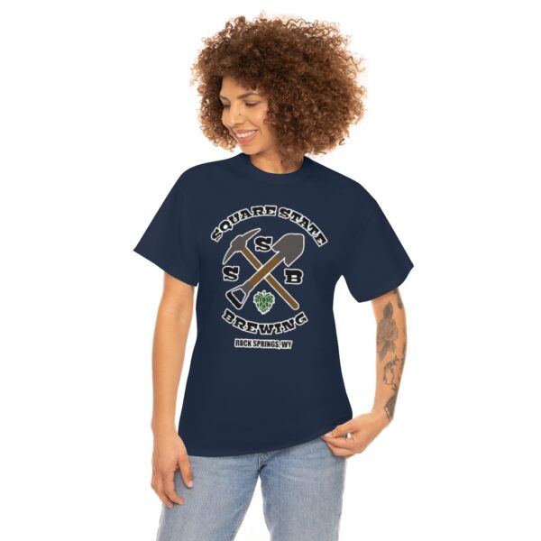 Square State Brewing Unisex Heavy Cotton Tee - Image 32