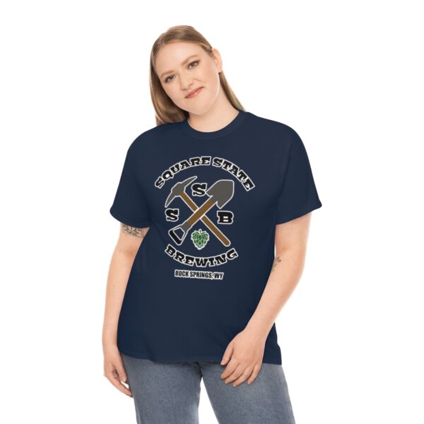 Square State Brewing Unisex Heavy Cotton Tee - Image 33