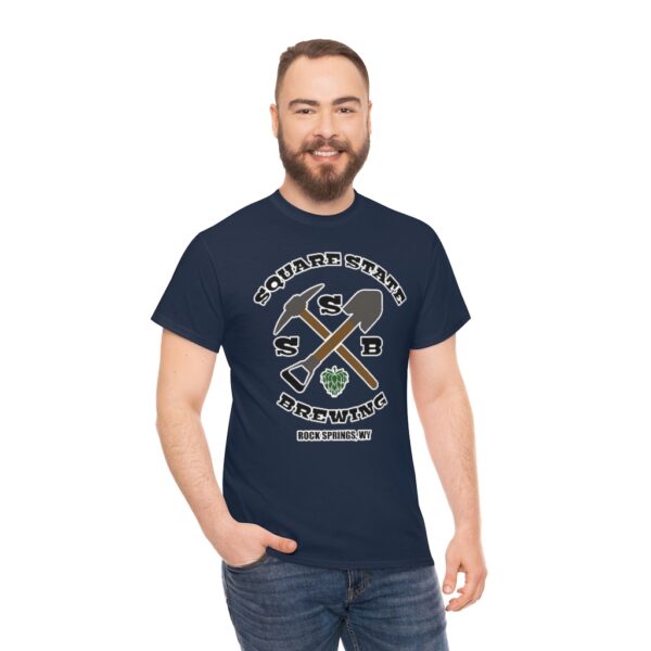 Square State Brewing Unisex Heavy Cotton Tee - Image 34