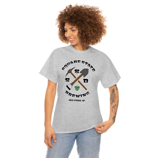 Square State Brewing Unisex Heavy Cotton Tee - Image 17