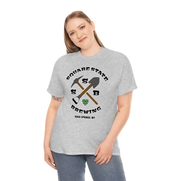 Square State Brewing Unisex Heavy Cotton Tee - Image 18