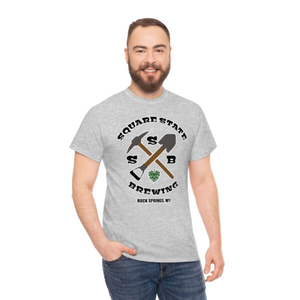 Square State Brewing Unisex Heavy Cotton Tee - Image 19