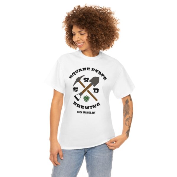 Square State Brewing Unisex Heavy Cotton Tee - Image 7