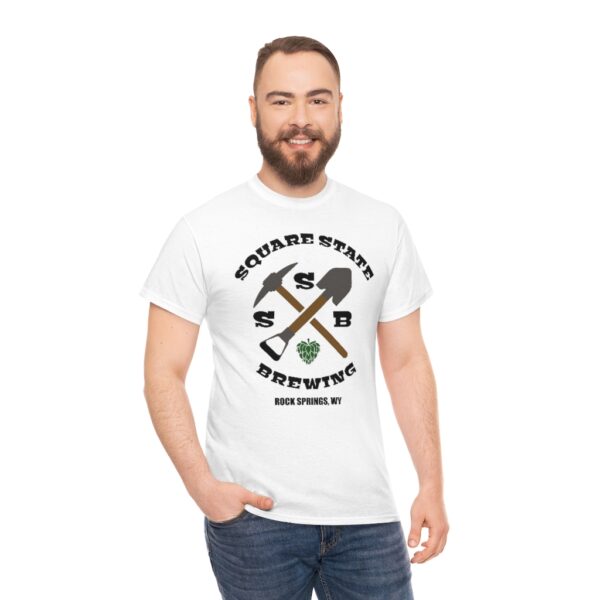 Square State Brewing Unisex Heavy Cotton Tee - Image 9