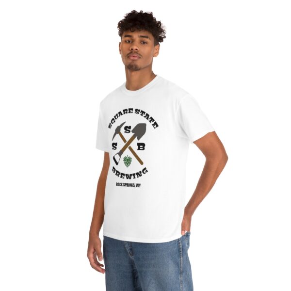 Square State Brewing Unisex Heavy Cotton Tee - Image 10