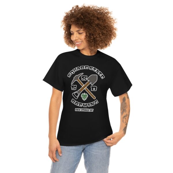 Square State Brewing Unisex Heavy Cotton Tee - Image 2