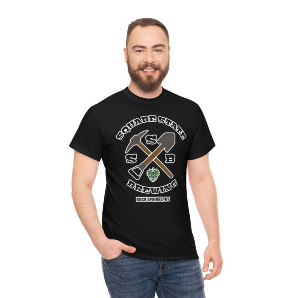 Square State Brewing Unisex Heavy Cotton Tee - Image 4
