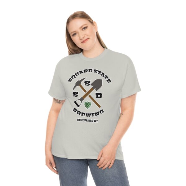 Square State Brewing Unisex Heavy Cotton Tee - Image 13