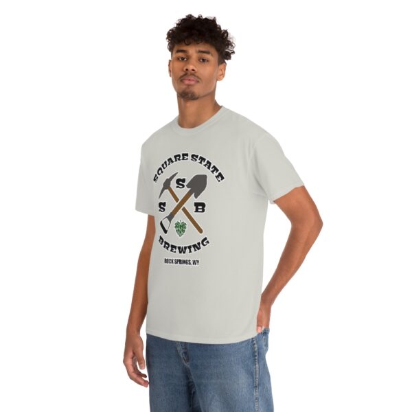Square State Brewing Unisex Heavy Cotton Tee - Image 15