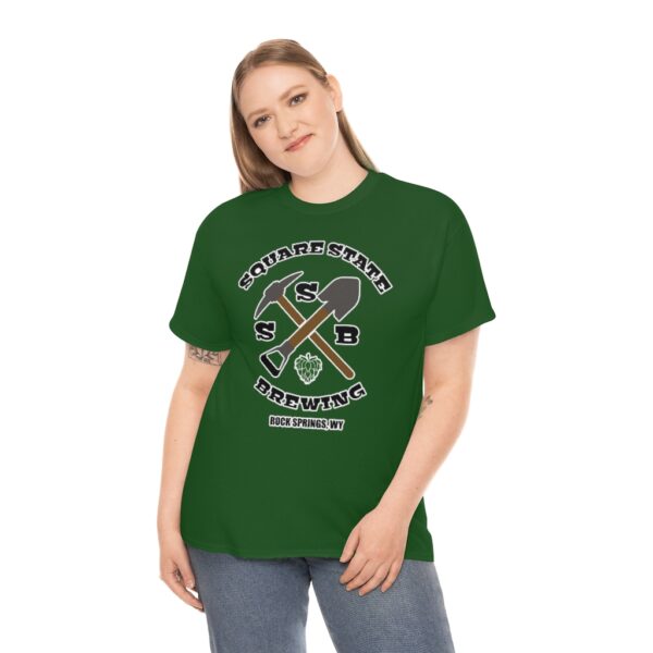 Square State Brewing Unisex Heavy Cotton Tee - Image 23