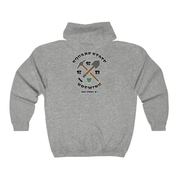 Square State Brewing Men’s Zip Hooded Sweatshirt